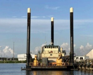 94' x 63' Lift Boat 1981 Housing Conversion w Crane and Ramp For Sale